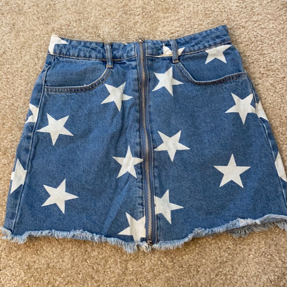 Stars XS mini skirt